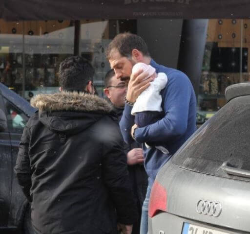Ivana Djeldum's boyfriend, Slaven Bilic, with his daughter.
